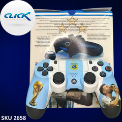 JOYSTICK PS4 SONY DUALSHOCK DIS. ARGENTINA-COPA-MESSI - comprar online