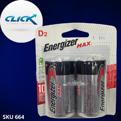 PILA ENERGIZER X2 D "GRANDE"