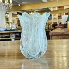 Vaso de Vidro Menta Tipo Murano Aberto Pequeno - comprar online