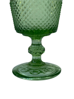 Taça Decorativa De Vidro Verde na internet