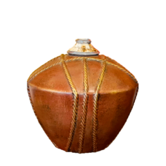 Vaso em Cerâmica Indiano Decorativo Marrom