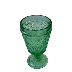 Taça Decorativa De Vidro Verde