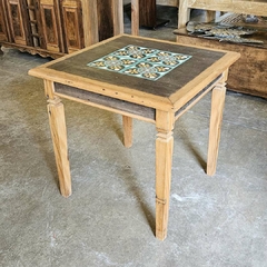 Mesa de Canto Quadrada com Azulejo em Demolição - comprar online