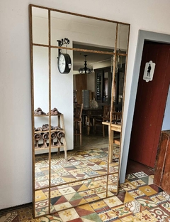 Espelho Grande Mosaico e Moldura em Madeira Nobre na internet