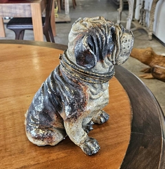 Escultura Cachorro Bulldog Porta Joias em Poliresina - loja online