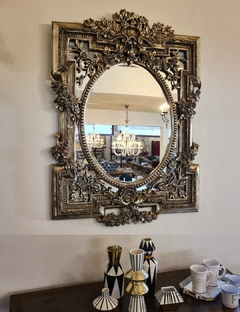 Espelho em Resina Folheado a Prata - comprar online