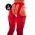 PANTY PORTALIGAS ROJAS DE LYCRA - comprar online