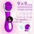 VIBRADOR MULTIFUNCIONAL LENGUAS GIRATORIAS RECARGA USB HUNTER