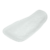 Travessa Orgânica de Vidro Branco - 32,5cm