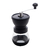 Moedor de Café de Aço Inox Manual com Pote de Vidro Preto 20X10,5X19cm - comprar online