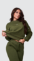 Blusa Moletom Comfort Basic - Verde Militar