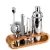 BARTENDER Kit 12pcs Set 750ml SHAKER con elegante BASE de BAMBÚ