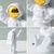 Conjunto de Estátuas em Resina com Luminária - Os Astronautas - loja online