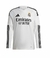 Camisa Real Madrid Home 24/25 Manga longa Adidas Masculina - Branca