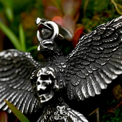Pingente - Raven with Skull