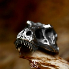 Pingente - Dinosaur Skull - Black Goat