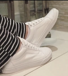 Tênis Vans Old Skool Tumble True White - loja online