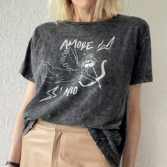 Remera Amore Gris