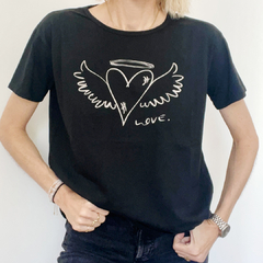 Remera Love Black