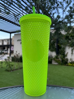 Vaso Starbucks Crystal Neon Green