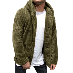 Suéter de chaqueta de color sólido con capucha para hombres (CMP CHH1002) en internet