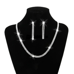 Conjunto de joyas chapadas en plata para mujer (CMP CJT10012) en internet