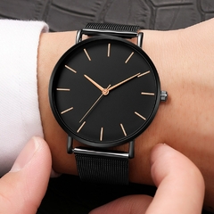 Imagen de Reloj Minimalist Men Fashion Ultra Thin Watches Simple Men Business Stainless Steel Me (CMP RLJH1004)