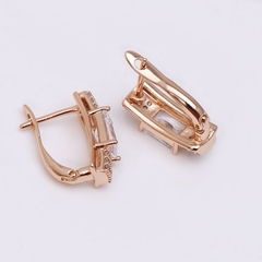 Pendientes de aro baño de oro 18k (CMP ART10032) - CMP Shopping Global