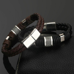 Pulsera con cierre trenzado magnético para hombre y mujer, brazalete Retro (CMP BRZ1003) - CMP Shopping Global