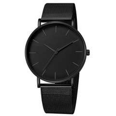 Reloj Minimalist Men Fashion Ultra Thin Watches Simple Men Business Stainless Steel Me (CMP RLJH1004) - tienda en línea