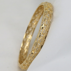 Brazaletes para mujer y niña chapada en oro de 14k (CMP PLS10010) - comprar en línea