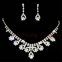 Conjunto de joyas de cristal blanco (CMP CJT1006) en internet