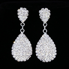 Pendientes colgantes de diamantes de imitación para mujer, aretes largos (CMP ART10087) - CMP Shopping Global