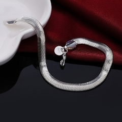 Pulsera chapada en oro de 18K y plata para hombre y mujer, brazalete de 6MM y 20CM (CMP PLS10028) - CMP Shopping Global