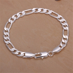 Pulsera chapada en oro y en plata 925 (CMP PLS10026)