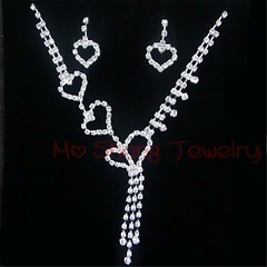 Conjunto de joyas de cristal blanco (CMP CJT1006) en internet