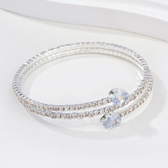 Pulsera de cristal de circón para mujer, pulsera de lujo (CMP PLS1005) - comprar en línea