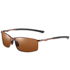 Gafas de sol polarizadas para hombre, lentes de sol de Metal con montura grande (CMP LTS1001) - comprar en línea