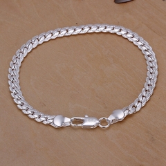 Pulseras de cadena chapadas en oro y plata de ley 925 para hombre y mujer (CMP PLS10027) - comprar en línea