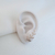 Brinco Ear Cuff Galhinho - Prata - comprar online