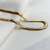 Colar Choker Corrente Cobra - Dourado