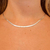 Colar Choker Fita - Prata - comprar online