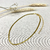 Colar Choker Fita - Dourado - comprar online