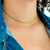 Colar Choker Corrente Baiana - Dourado - comprar online