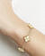 Pulseira Vintage Alhambra Cinco Flores Semijoia Ouro 18k - comprar online