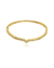 Bracelete Detalhe em V com Micro Zircônias Semijoia Ouro 18K - comprar online