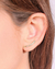 Brinco Ear Cuff Com Micro Zircônias Semijoia Ouro 18K - comprar online