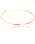 Colar Choker Rígida Lisa Semijoia Ouro 18k