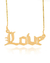 Colar com Pingente Love Semijoia Ouro 18K - comprar online