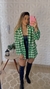 Blazer Xadrez Verde - Bruna Xavier Store